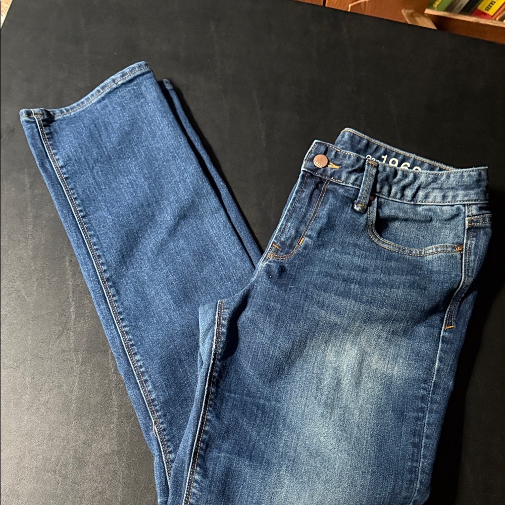 Gap 1969 real straight jeans. Inseam 20. Size 30r
